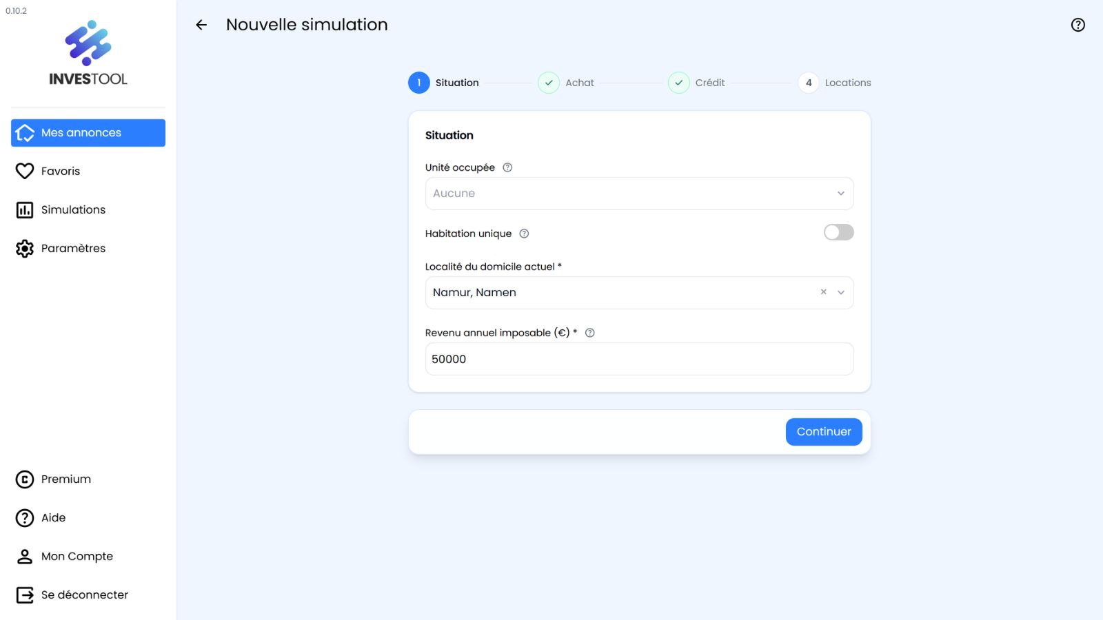 ecran-formulaire-simulation-etape-situation