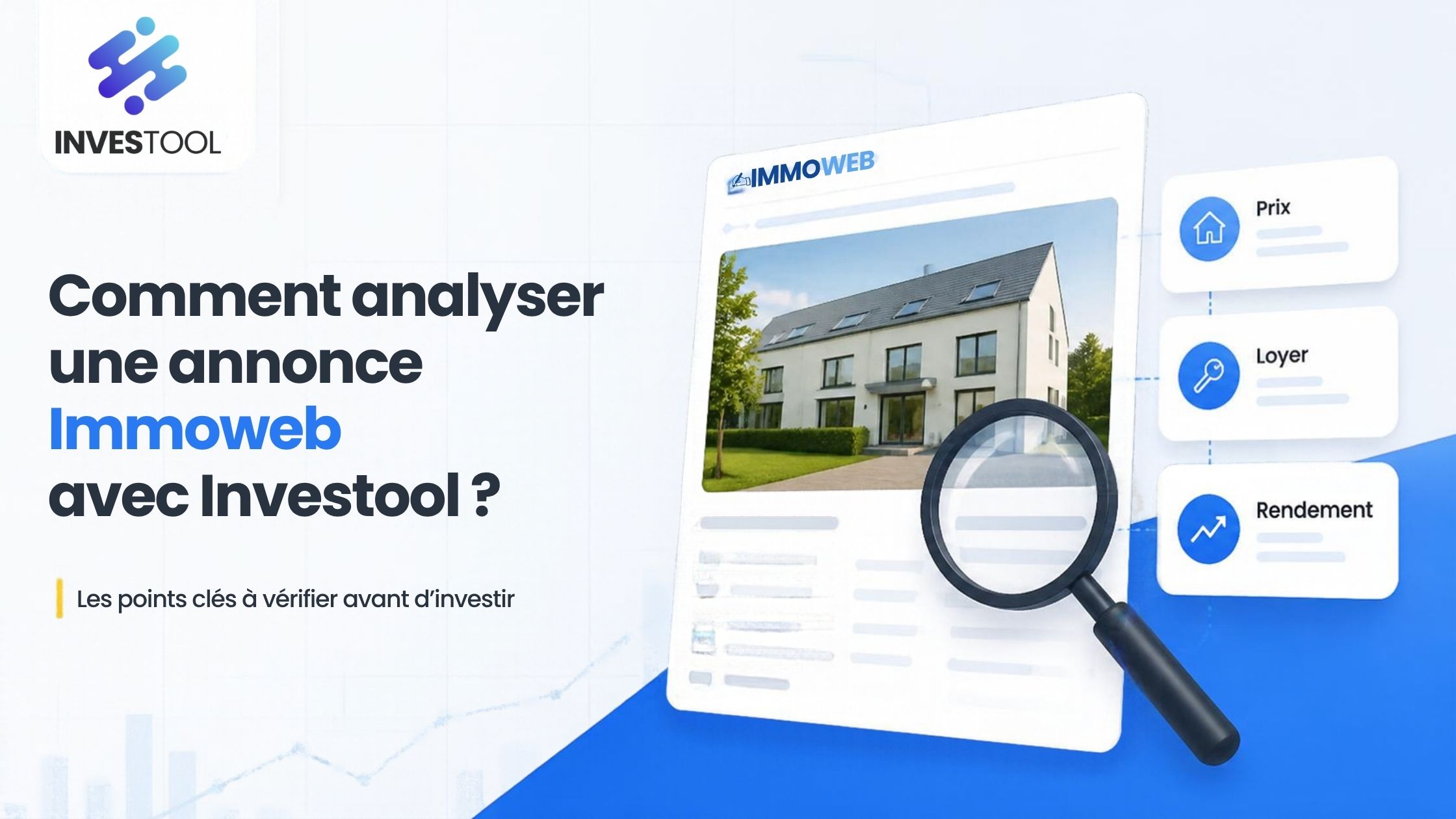 Comment utiliser Investool pour analyser un bien immobilier trouvé sur Immoweb ?