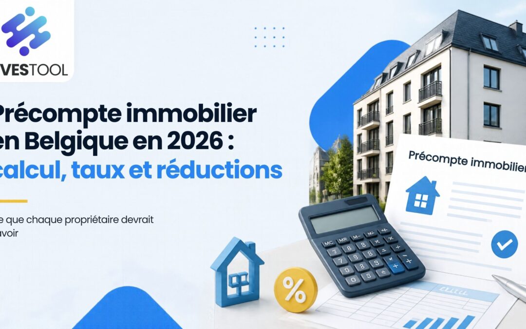 Précompte immobilier en Belgique en 2026 : calcul, taux et réductions